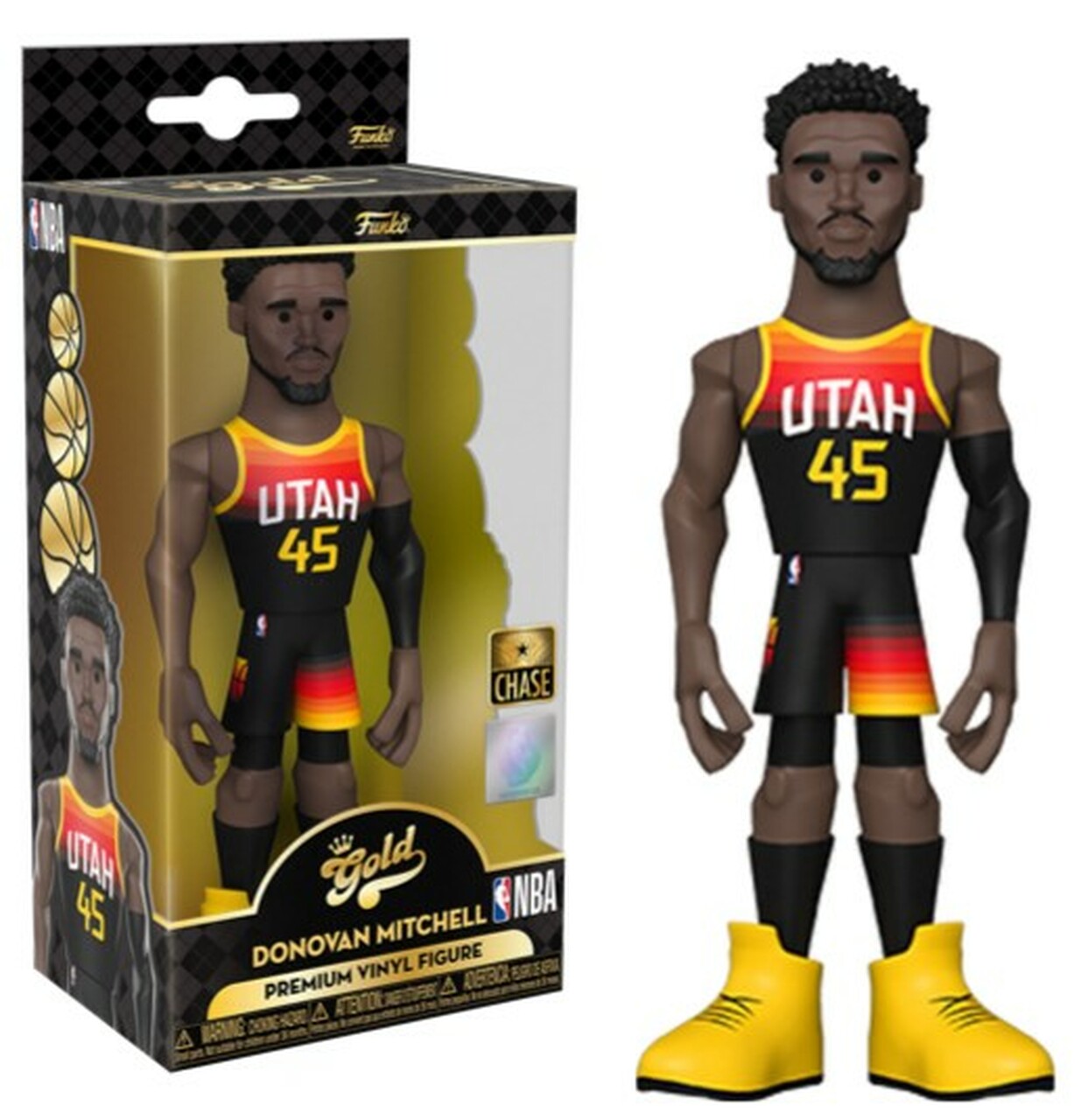 NBA Gold Donovan Mitchell Jazz 5in (Chase)