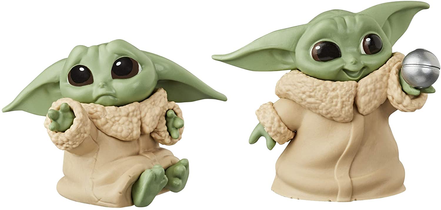 Star Wars The Bounty Collection The Child Collectible Toys 2.2-Inch The Mandalorian “Baby Yoda” Don’t Leave, Ball Toy Figure 2-P