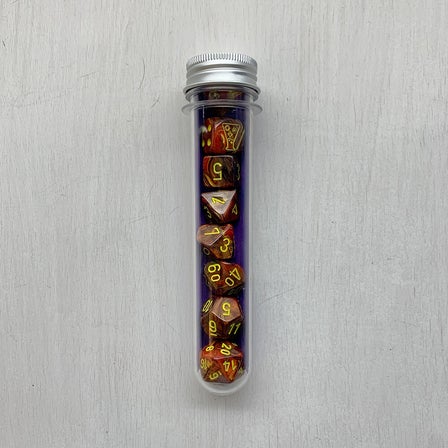 Dice 7-set Lab Vortex (16mm) 30050 Underworld / Yellow