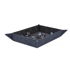 Suede Foldable Dice Tray - Sapphire