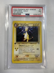 Neo Genisis Apharos 1st Edition PSA 7