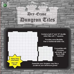 Dry Erase Dungeon Tiles: Combo Pack: 10'' (4) & 5'' (16)