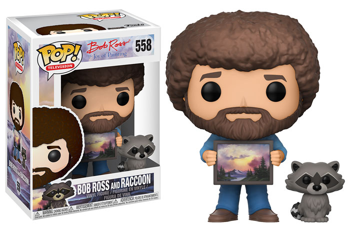 Funko Pop - Bob Ross & Raccon