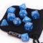 10 Piece Polyhedral Dice Set - Blue Frost