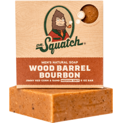 Dr Squatch Bar Soap Wood Barrel Bourbon