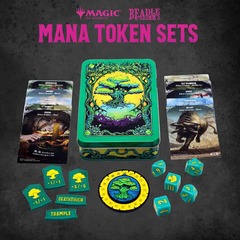 Beadle & Grimm's MTG Green Mana Metal Token Set