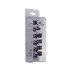 Eclipse 11 Piece Dice Set Jet Black