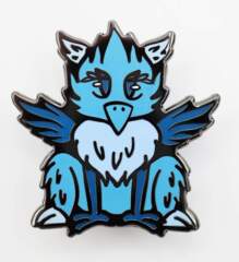Foam Brain Games: HippoGriff Pin