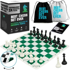 Best Chess Set Ever 3x Weight Double Sided