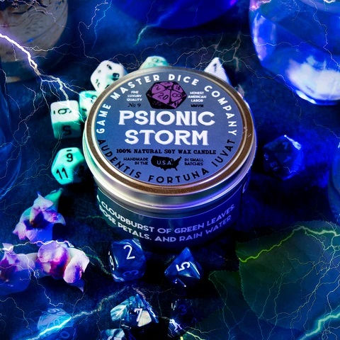 Psionic Storm Gaming Candle - 8oz