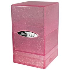 Ultra Pro Satin Tower Deck Box - Glitter Pink (15890)