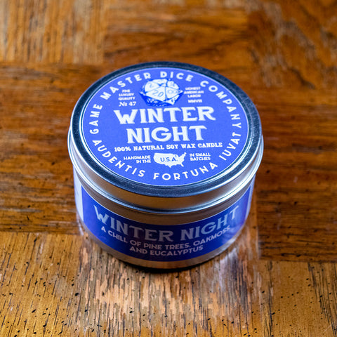 Winter Night Gaming Candle - 8oz