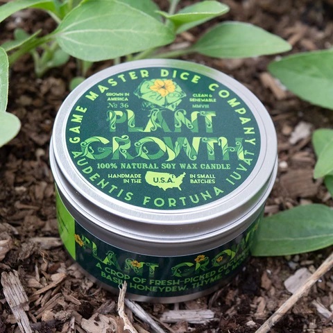 Plant Growth Gaming Candle - 8oz
