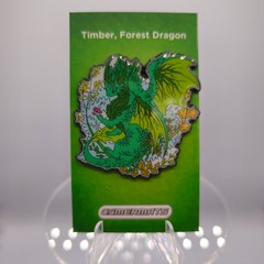 Timber, Forest Dragon Enamel Pin