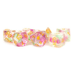 7 COUNT DICE POLY SET: UNICORN - CELESTIAL BLOSSOM