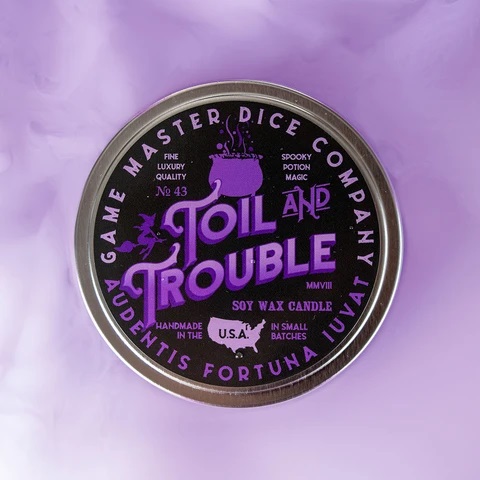 Toil and Trouble Gaming Candle - 2oz