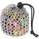 Heros Chainmail Dice Bag - Silver