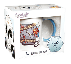 GlassStaff Guess Ill Die Coffee Mug with Surprise D20