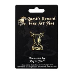 Quest's Reward Fine Art Pin - Fighter