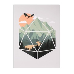 GlassStaff D20 Landscape Greeting Card