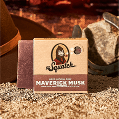 Dr Squatch Bar Soap Maverick Musk