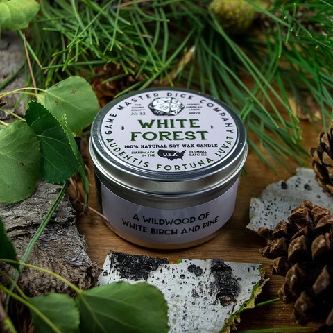 White Forest Gaming Candle - 8oz.