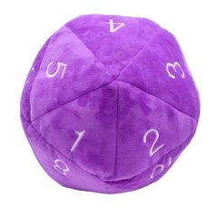 Jumbo D20 Plush Die - Purple