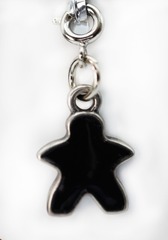 Traveler's Trinkets: Meeple - Black Charm