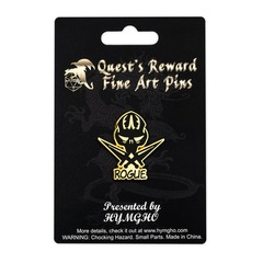 Quest's Reward Fine Art Pin - Rogue