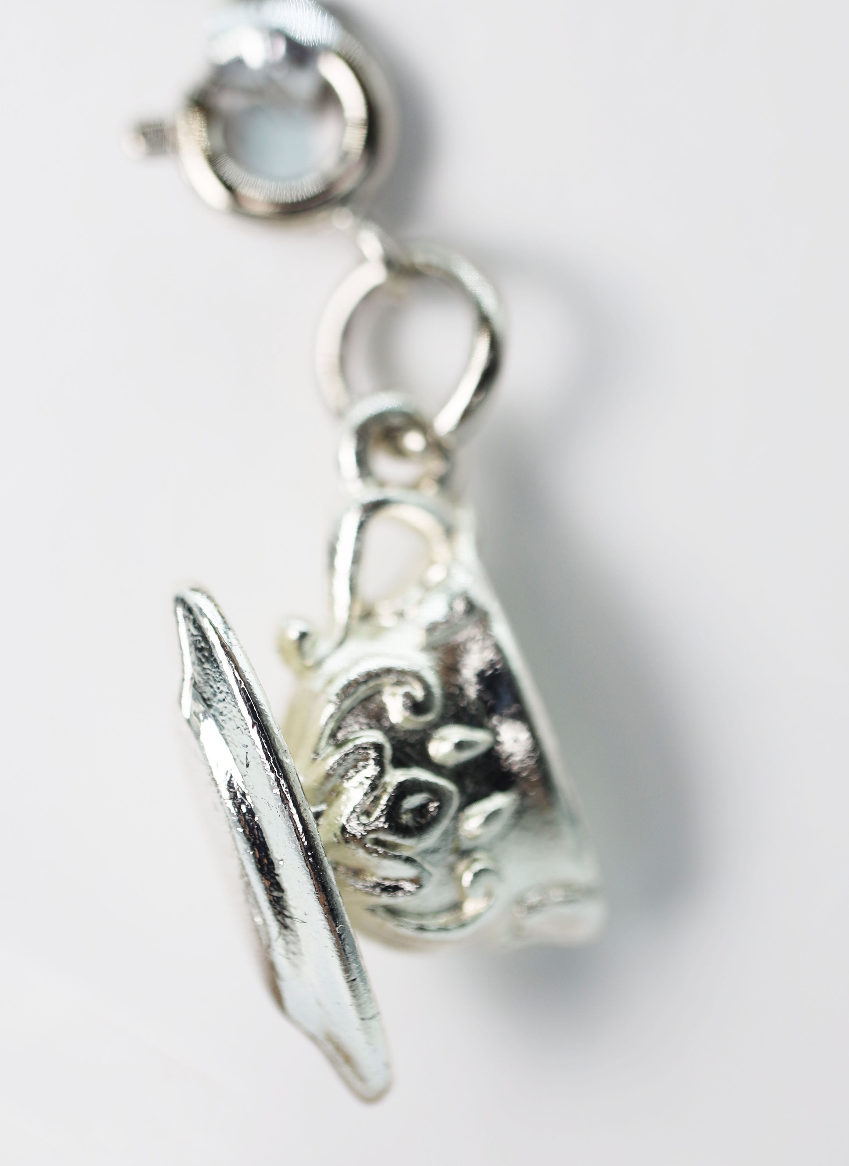 Travelers Trinkets: Mithril Teacup Charm