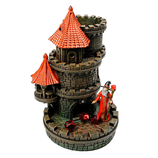 Wizards Tower Red Dice Tower
