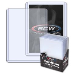 BCW 3x4 Toploader Card Holder - Standard (25ct)