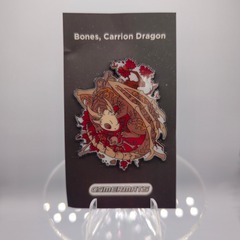 Bones, Carrion Dragon Enamel Pin