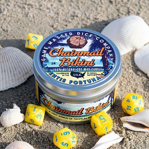 Chainmail Bikini Gaming Candle - 8oz