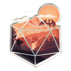 D20 Hero Enamel Pin