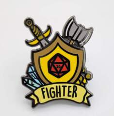 Foam Brain Games: Fighter Pin
