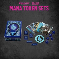 Beadle & Grimm's MTG Blue Mana Metal Token Set