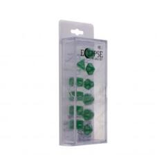 Eclipse 11 Piece Dice Set Forest Green