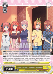 5HY/W101-E016	C Forever as Five, Ichika & Nino & Miku & Yotsuba & Itsuki