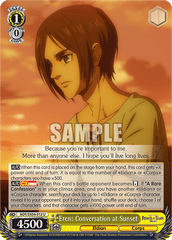 AOT/SX04-012 U  Eren: Conversation at Sunset