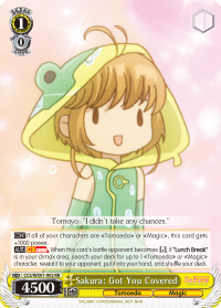 さくら CCS/WX01-002 RR Sakura: Got You Covered - Weiss Schwarz EN