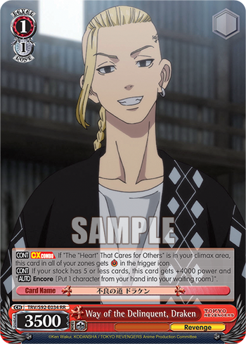 TRV/S92-E034 RR  Way of the Delinquent, Draken