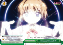 CCS/WX01-054 CR  Release! RECORD!