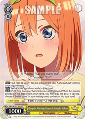 5HY/W101-E015	C Surprise Marriage Proposal, Yotsuba Nakano