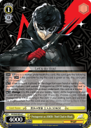 P5/S45-016 C Protagonist as JOKER: Thief Clad in Black