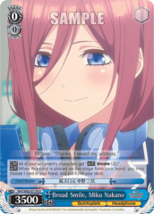 5HY/W83-E118 U  Broad Smile, Miku Nakano
