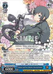 Gkb/WS02-E134 U Human and Two-Wheeler, Kino & Hermes