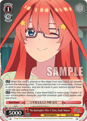 5HY/W101-E104S SR  The Quintuplets After 5 Years, Itsuki Nakano - Foil