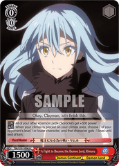 TSK/S101-E062	C A Fight to Become the Demon Lord, Rimuru