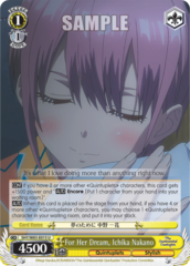 5HY/W83-E015 U  For Her Dream, Ichika Nakano